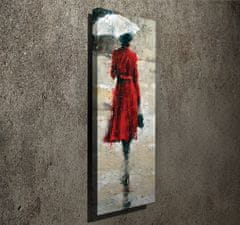 Hanah Home Obraz Woman In Red 30x80 cm