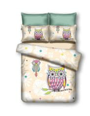 DecoKing Povlečení z mikrovlákna Owls SUMMERSTORY, velikost 155x220+80x80*1