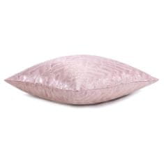 AmeliaHome Sada dvou povlaků na polštář Glamour Navia pudrově růžová, velikost 45x45*2