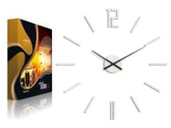 ModernClock 3D nalepovací hodiny Carlo bílé