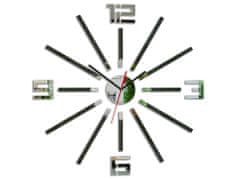 ModernClock 3D nalepovací hodiny Sheren wenge