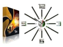 ModernClock 3D nalepovací hodiny Sheren wenge