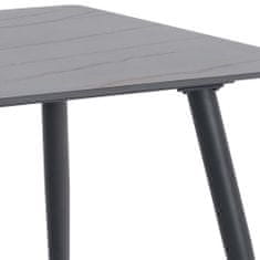 Design Scandinavia Jídelní stůl Wicklow, 140 cm, černá