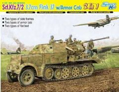 Dragon  Model Kit military 6542 - Sd.Kfz.7/2, 3.7cm FLAK 37 w/ARMOR CAB (2 in 1) (SMART KIT) (1:35)