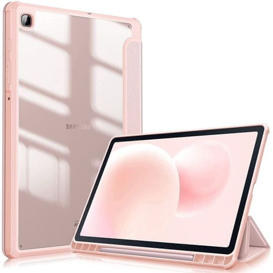 Tech-protect SmartCase Hybrid pouzdro na Samsung Galaxy Tab S6 Lite 10.4'' 2020 - 2024, růžové