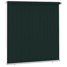 Greatstore Venkovní roleta 220 x 230 cm tmavě zelená HDPE