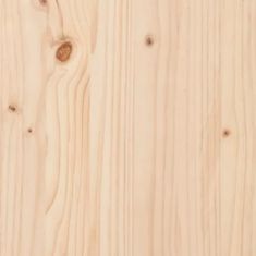 Greatstore Zahradní stůl 121 x 82,5 x 45 cm masivní borové dřevo
