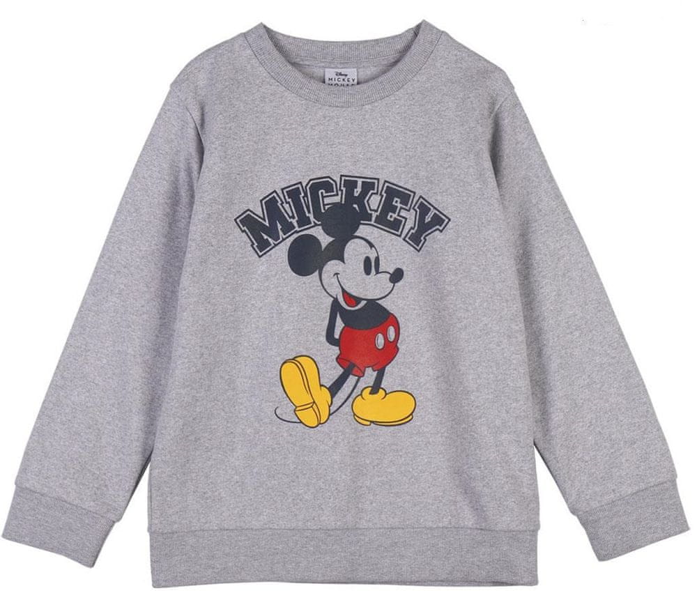 Disney chlapecká mikina Mickey Mouse 2900000319 146 šedá