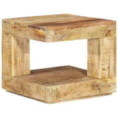 Greatstore Konferenční stolek 45 x 45 x 40 cm masivní mangovníkové dřevo