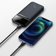 shumee Magnetická powerbanka 10000mAh 20W Overseas Edition USB-C kabel tmavě modrá