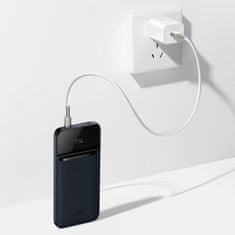 shumee Magnetická powerbanka 10000mAh 20W Overseas Edition USB-C kabel tmavě modrá