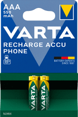 Varta Nabíjecí baterie Phone 2 AAA 550 mAh 58397101402