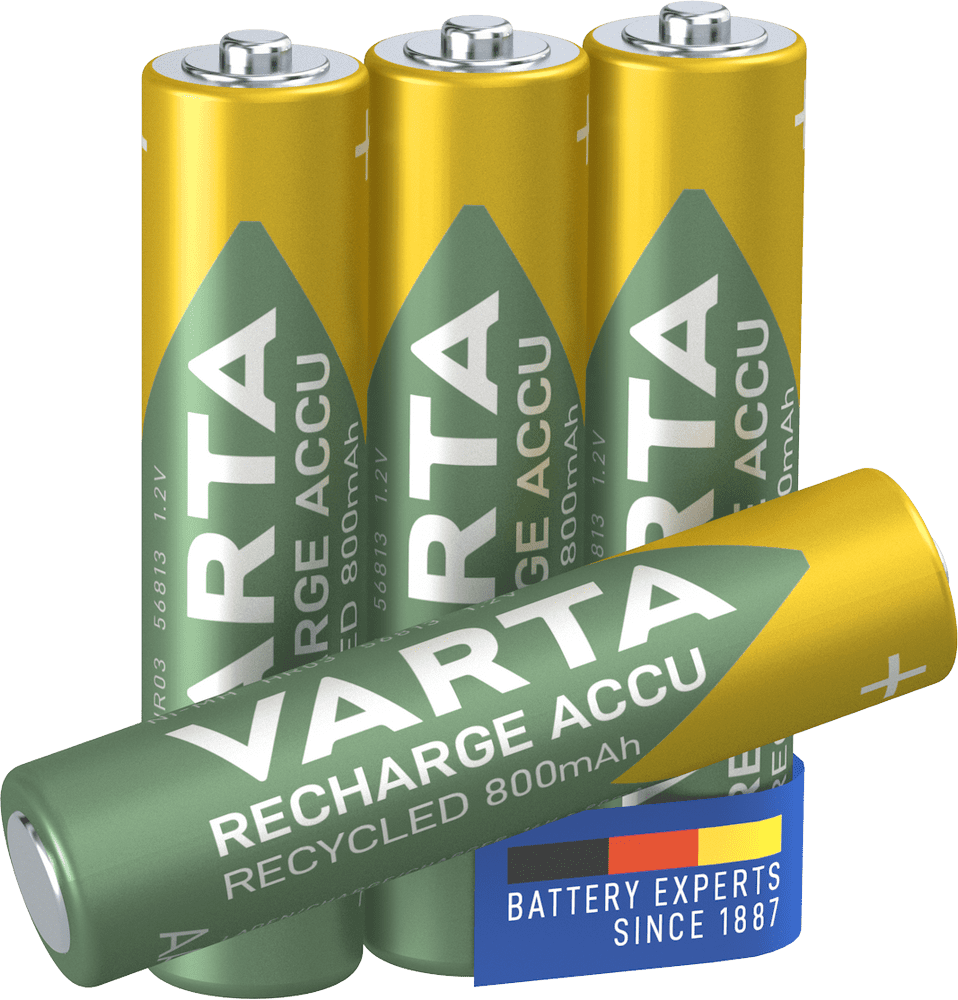 Varta Nabíjecí baterie Recycled 4 AAA 800 mAh R2U 56813101404