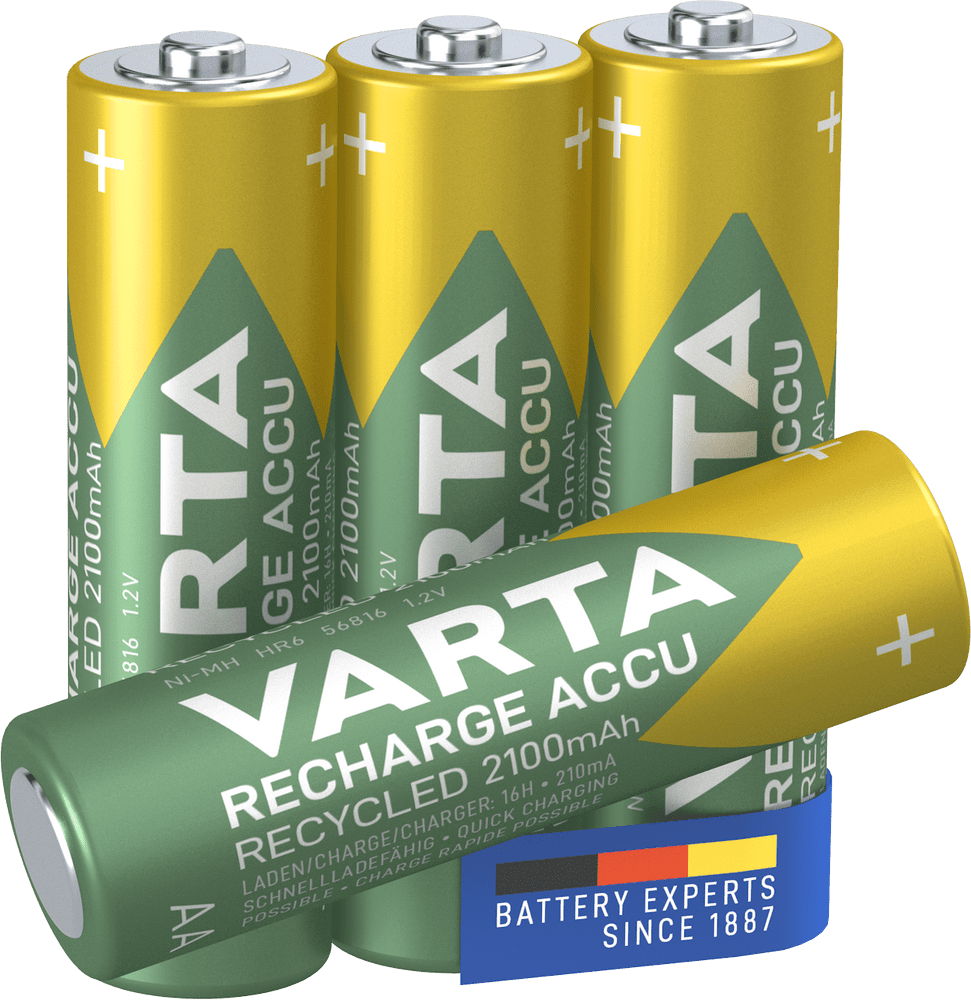 Varta Nabíjecí baterie Recycled 4 AA 2100 mAh R2U 56816101404