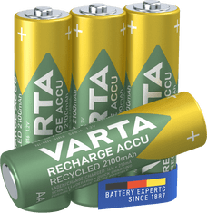 Varta Nabíjecí baterie Recycled 4 AA 2100 mAh R2U 56816101404