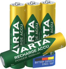 Varta Nabíjecí baterie Power 4 AAA 1000 mAh R2U 5703301404