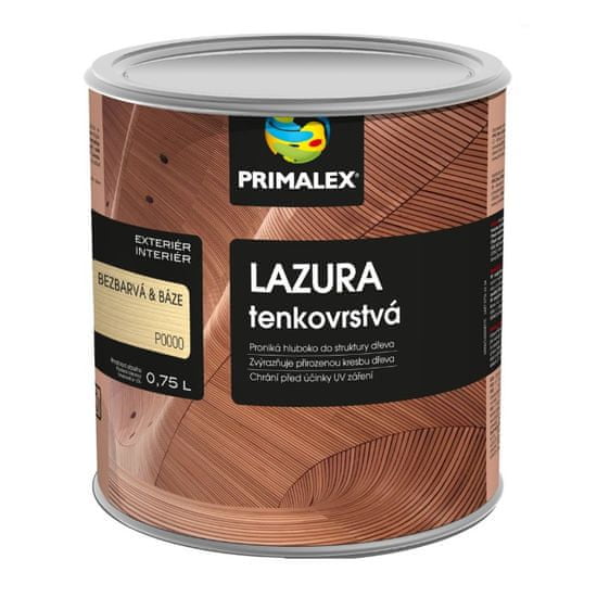 Primalex PX lazura tenk synt 0010 bílá (0.75l)