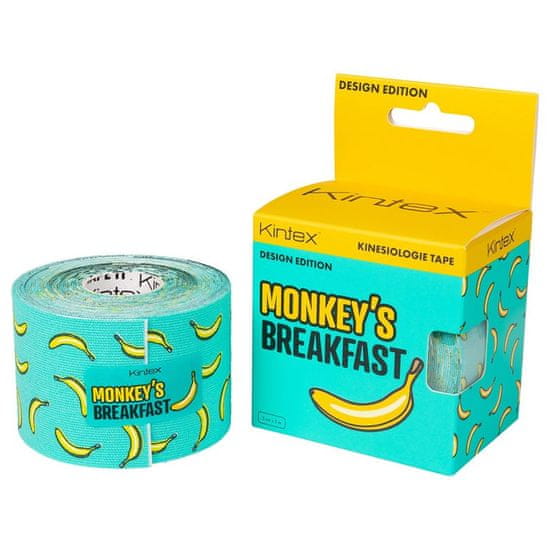 Kintex Design kinesiologický tejp - 5 m x 5 cm Barva: Monkey´s Breakfest