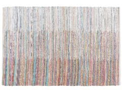 Beliani Barevný tkaný bavlněný koberec 140x200 cm MERSIN