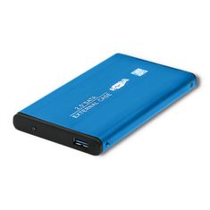 Qoltec Kryt/kapsa 2,5" SATA3 | USB 3.0 HDD/SSD - modrý