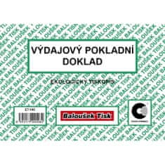 Baloušek ET040 - Výdajový pokladní doklad A6 - 6 balení