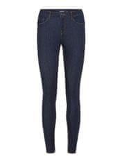 Vero Moda Dámské džíny VMSEVEN Skinny fit 10183948 Dark Blue Denim (Velikost XS/30)