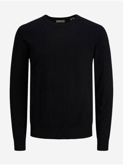 Jack&Jones Černý basic svetr Jack & Jones Emil