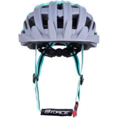 Force Přilba Corella MTB - černo-tyrkysová - Velikost L-XL (57-61 cm)