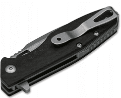 Böker Plus 01BO756 Caracal Folder Mini kapesní nůž 8cm, černá, G10, rozbíječ skla