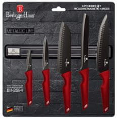 Berlingerhaus Sada Nožů 6 ks Burgundy BH-2694