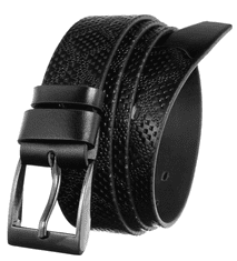 Rovicky Kožený pánský černý pásek - 105