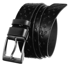 Rovicky Kožený pánský oblekový pásek s přezkou - 105