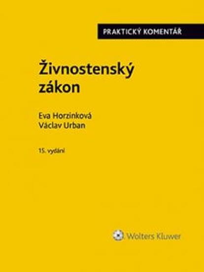 Eva Horzinková: Živnostenský zákon