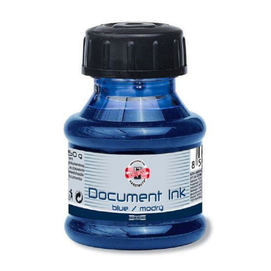 Koh-i-Noor Inkoust dokumentní 50ml modrý - 141600602 - 2 balení