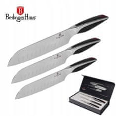 Berlingerhaus 3 ks Sada Nožů Santoku Phantom Line BH-2024