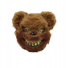 Korbi Plastová maska, Vrah medvěd, strašidelný medvěd, Halloween