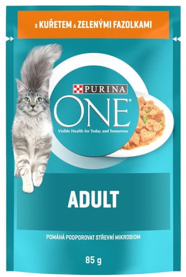 Purina ONE ONE ADULT kuře ve šťávě 26x85 g