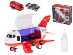 Ikonka Vodní dělo transportního letadla + 2 hasičské vozy