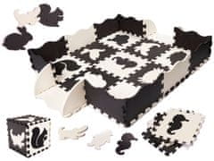 KIK KX6270 Kontrastní pěnové puzzle Zvířátka 114x114x1cm