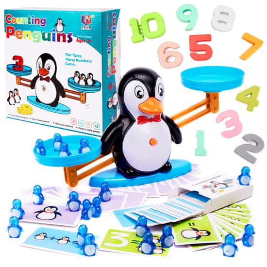 KIK KX6380_2 Vzdělávací rovnováha učení se počítat tučňák velký