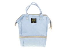 WOWO Modrá přebalovací taška s batohem a kojeneckými lahvemi pro cestování