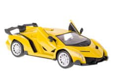 Ikonka RC auto Winner Racing 3 Lamborghini žlutá