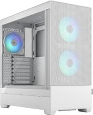 Fractal Design Pop Air RGB White TG Clear Tint