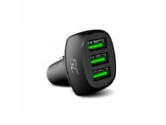 Green Cell CADGC01 autonabíječka PowerRide 54W 3xUSB 18W Ultra Charge