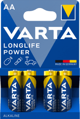 Varta Baterie Longlife Power 4 AA 4906121414 - rozbaleno