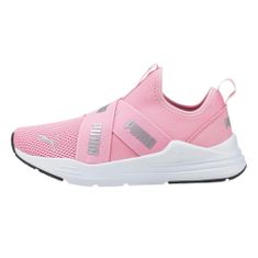 Puma Boty růžové 36 EU Wired Run Slip ON Summer JR