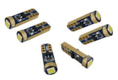 SEFIS LED žárovka T5 3030 1SMD pro podsvícení budíků palubní desky - bílá 2ks