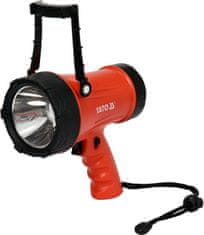 YATO Lampa pistolová POWER LED, bezpřívodová, 3,7V Li-ion, dosvit 250m, 1200lm, IP68