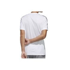 Adidas Tričko bílé XXL D2M 3STRIPES Tee