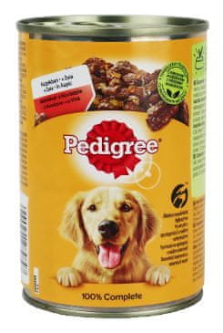 Pedigree konzerva Adult hovězí ve šťávě 400g